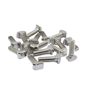 T Bolt น็อตอลูมิเนียมน็อตชุด 2 ชิ้น น็อตใส่ราง T-Bolt ทีโบลทื น๊อตอลูมิเนียม น็อตใส่รางทีแทรค
