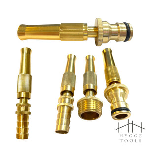 ข้อต่อหัวฉีดน้ำทองเหลือง ข้อต่อหางไหล 12mm ข้อต่อเกลียวนอก 1/2" ข้อต่อสวมเร็ว 1/2" หัวฉีดน้ำ