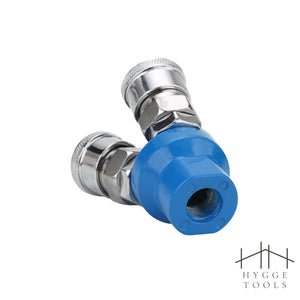 ข้อต่อลม ข้อต่อคอปเปอร์ ข้อต่อสวมเร็ว Quick Copper Multi Socket แบบฐานตรง แบบฐานกลม 2ทาง 3ทาง 2 3 4 5 หัว คอปเปอร์