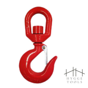 ตะขอยกของแบบห่วงหมุน ขนาด 2 ตัน หรือ 1 ตัน ตะขอยกของ Safety Hook รุ่น 322A สีแดง ตะขอเซฟตี้