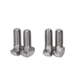 T Bolt น็อตอลูมิเนียมน็อตชุด 2 ชิ้น น็อตใส่ราง T-Bolt ทีโบลทื น๊อตอลูมิเนียม น็อตใส่รางทีแทรค
