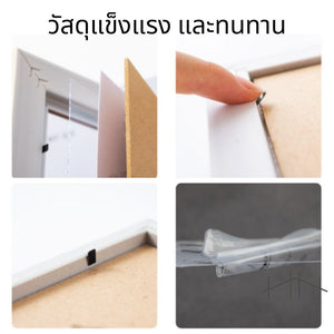 กรอบรูปคลาสสิก ชุดกรอบรูป 5-10 นิ้ว และ A4 สำหรับตกแต่งบ้าน ติดผนัง DIY เพิ่มความสวยงามให้ห้องดูอบอุ่นมีสไตล์
