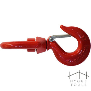 ตะขอยกของแบบห่วงหมุน ขนาด 2 ตัน หรือ 1 ตัน ตะขอยกของ Safety Hook รุ่น 322A สีแดง ตะขอเซฟตี้