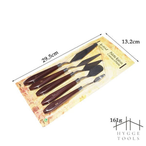 ชุดเกรียงปาดสี เกรียงผสมสีเพ้นท์สี เกรียงสีน้ำมัน เกรียงศิลปะ Art Painting Knifes เกียงปาดสีปลายแหลม ชุด 5 ชิ้น