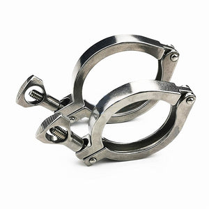 ชุดข้อต่อเฟอรูล Tri Clamp Ferrule OD ss304(1ชิ้น) ท่อเชื่อม+ Tri Clover Clamp พร้อมแคลมป์ยึด + ปะเก็นซิลิโคน
