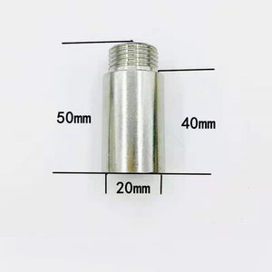 หัวแปลงก๊อก ข้อต่อแปลงเกลียวขนาด 1/2"(4 หุน) อะแดปเตอร์แปลงก๊อกน้ำ เกลียวใน-เกลียวนอก ราคา 1 ชิ้น