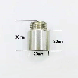หัวแปลงก๊อก ข้อต่อแปลงเกลียวขนาด 1/2"(4 หุน) อะแดปเตอร์แปลงก๊อกน้ำ เกลียวใน-เกลียวนอก ราคา 1 ชิ้น