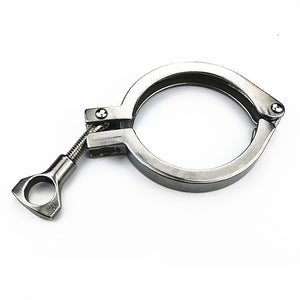 ชุดข้อต่อเฟอรูล Tri Clamp Ferrule OD ss304(1ชิ้น) ท่อเชื่อม+ Tri Clover Clamp พร้อมแคลมป์ยึด + ปะเก็นซิลิโคน