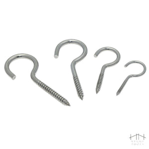 สกรูห่วง สกรูตะขอ เกลียวมิล หัวห่วง เกลียวขวา Hook bolt circle head M3 M4 M5 M6 M8