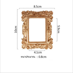 พร๊อพถ่ายรูป(1ชิ้น) กรอบรูป กรอบรูปสไตท์วิกตอเรียวินเทจ อุปกรณ์ประกอบฉากภาพถ่ายแฟชั่นที่สวยงามทนทานกรอบรูปบูธภาพถ่าย