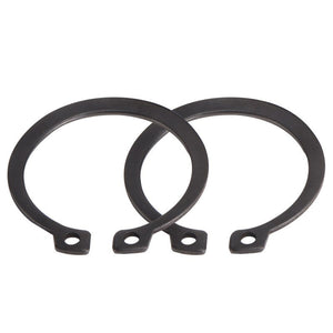 แหวนล็อคนอก เหล็กชุบดำ(10ตัว/แพ็ค) แหวนล็อคเพลา External Circlips Retaining Ring