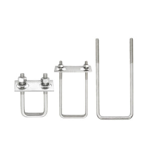 U-Bolt M6-M10 SUS304 ยูโบลท์เหลี่ยม U-square ยูโบลท์ทรงสี่เหลี่ยม