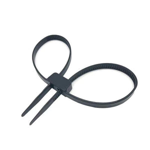 กุญแจมือสาย Cable Ties (เคเบิ้ลไทร์รัดข้อมือ) กุญแจมือตํารวจ พลาสติกยืดหยุ่น สายไนลอน PA66