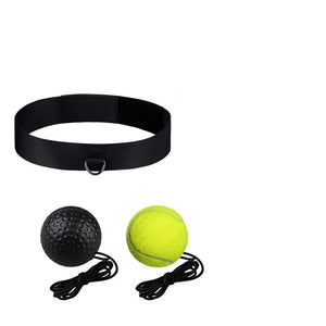 สายคาดศีรษะ พร้อมลูกบอล หัวมวย Reflex Speed Ball อุปกรณ์ฝึกชกมวย ball head