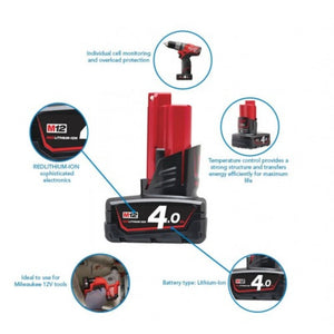 MILWAUKEE เครื่องเป่าลมแรง / เครื่องบัดกรีไร้สาย M12 SI-0 / เครื่องมืออเนกประสงค์ C12MT-0B /แท่นชาร์จ/แบตเตอรี่