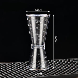 แก้วตวงน้ำเชื่อม ถ้วยตวง Plastic Jigger oz cup