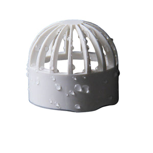 ฝาครอบท่อกรองน้ำ PVC ระบายอากาศ 20~110 มม หมวกระบายอากาศ ฝาปิดถังปลา ฝาปิดตาข่าย (ไม่สามารถใช้กับท่อ PVC สีฟ้าได้)