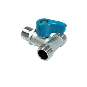 SANWA มินิบอลวาล์ว 1/2 นิ้ว (4 หุน) (ทองเหลือง) mini ball valve 2 way , 3 way