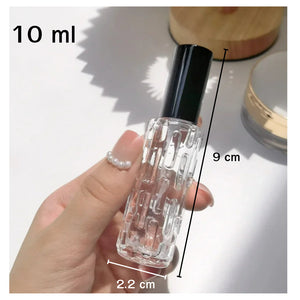 ขวดน้ำหอม (ขวดแก้ว) เรียบหรู หัวสเปรย์ ปริมาณบรรจุ 10/30/50ML