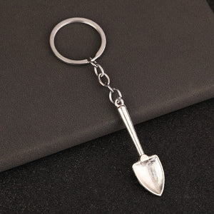 พวงกุญแจผู้ชายแบบพกพา Mini Utility กระเป๋ากระเป๋ารถกุญแจแหวน Clasp ไม้บรรทัดค้อนประแจกรรไกรขวานเลื่อย Vernier