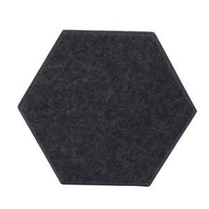 แผ่นกันเสียง แผ่นซับเสียง (ราคาต่อ1ชิ้น) ดูดซับเสียง มีกาวในตัว Acoustic Foam ทรงหกเหลี่ยม 30*26cm สําหรับติดผนัง