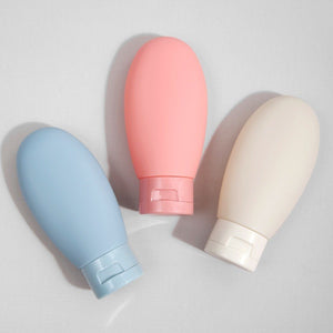 ขวดรีฟิลหลอดแบ่งครีมขนาด 60ml สำหรับพกพาใส่โลชั่น แชมพู ครีมกันแดดเหมาะสำหรับการเดินทางประหยัดเนื้อที่
