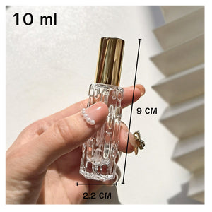 ขวดน้ำหอม (ขวดแก้ว) เรียบหรู หัวสเปรย์ ปริมาณบรรจุ 10/30/50ML