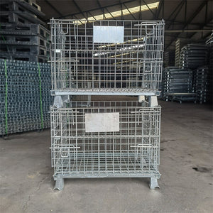 ตะแกรงเหล็กพับได้ แร็คเก็บของ กะบะเหล็ก ขนาด 60 x 80 x 64 ซม ทนทานและสะดวกในการจัดเก็บและพกพา