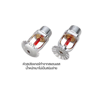 หัวสปริงเกอร์ดับเพลิง ระบบอัตโนมัติ ตรวจจับไฟได้ทันที เสริมความปลอดภัยในอาคาร เพิ่มประสิทธิภาพการดับเพลิง
