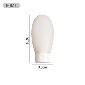 ขวดรีฟิลหลอดแบ่งครีมขนาด 60ml สำหรับพกพาใส่โลชั่น แชมพู ครีมกันแดดเหมาะสำหรับการเดินทางประหยัดเนื้อที่
