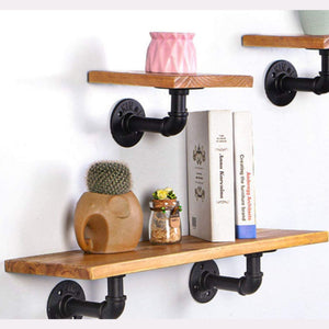 ฉากรับชั้นเหล็ก DIY สไตล์ลอฟท์ ดีไซน์ท่อน้ำอุตสาหกรรม สวยงาม เรียบหรู ตกแต่งได้ทุกมุม ให้ความรู้สึกทันสมัยและแข็งแรง