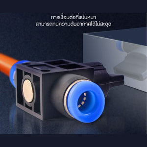 ข้อต่อวาล์วปรับลมนิวเมติก วาล์วควบคุมความเร็วท่อนิวเมติก วาล์วปรับลม ข้อต่อปรับลม ข้อต่อลม ฟิตติ้ง เปิดปิดแบบบิด