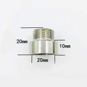 หัวแปลงก๊อก ข้อต่อแปลงเกลียวขนาด 1/2"(4 หุน) อะแดปเตอร์แปลงก๊อกน้ำ เกลียวใน-เกลียวนอก ราคา 1 ชิ้น