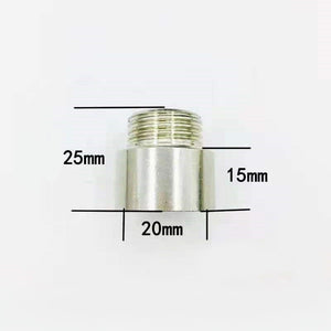 หัวแปลงก๊อก ข้อต่อแปลงเกลียวขนาด 1/2"(4 หุน) อะแดปเตอร์แปลงก๊อกน้ำ เกลียวใน-เกลียวนอก ราคา 1 ชิ้น