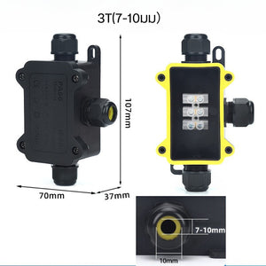 กล่องต่อสายไฟกันน้ำ แบบ 2T/3T คุณภาพสูง ทนแดด ทนฝน ไม่เปราะแตกง่าย เหมาะสำหรับงานไฟฟ้า งานระบบแสงสว่างกลางแจ้ง