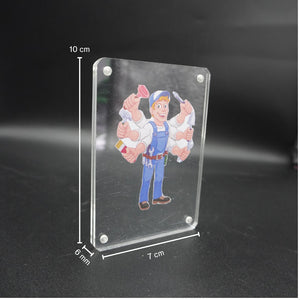 กรอบรูปโมเดิร์น (หนา 6mm.) กรอบรูปอะคริลิค กรอบรูปสไตล์เกาหลี กรอบตกแต่งบ้าน