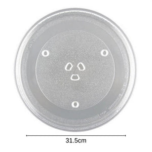 จานแก้วไมโครเวฟ จานรองไมโครเวฟ ELECTROLUX,TOSHIBA,SHARP,SUMSUNG จานแก้วรองไมโครเวฟ 24.5/27/31.5 cm