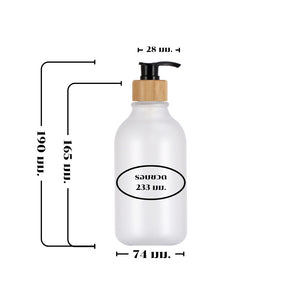 ขวดหัวปั๊มพลาสติก ขนาด 300ml/500ml สำหรับใส่ของเหลว แชมพู ครีม สบู่เหลว ขวดรีฟิล ขวดเปล่าแบบกด ฝาแน่น ไม่รั่วซึม