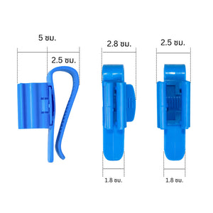 ที่หนีบสายยางตู้ปลา คลิปหนีบท่อ ล็อกสายยางตู้ปลาน้ำ Aquarium Hose Holder อุปกรณ์ยึดท่อ 8-16mm