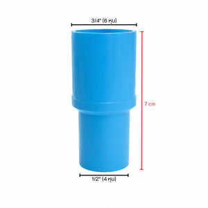SCG ข้อลดตรง PVC สีฟ้า ข้อต่อลดขนาดท่อประปา 3/4x1/2 นิ้ว และ 1x1/2 นิ้ว มาตรฐาน SCG