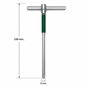 บล็อกตัวทีหกเหลี่ยม T-Handle Hex Key ประแจตัวที ก้านเลื่อน ปรับได้ 3 ระดับ ขันน็อตหกเหลี่ยม แรงบิดสูง ใช้งานแบบ T และ L