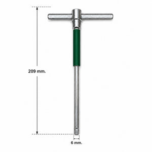 บล็อกตัวทีหกเหลี่ยม T-Handle Hex Key ประแจตัวที ก้านเลื่อน ปรับได้ 3 ระดับ ขันน็อตหกเหลี่ยม แรงบิดสูง ใช้งานแบบ T และ L