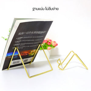 ที่วางโชว์สินค้า เหล็กคุณภาพสูง แข็งแรง ไม่โยกเยก รองรับได้หลายประเภท วางโชว์ กรอบรูป ภาพถ่าย หนังสือ ฐานแน่น ไม่ล้มง่าย
