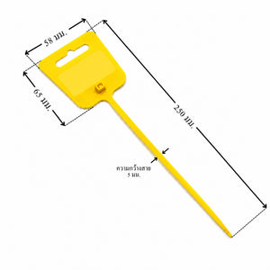 เคเบิ้ลไทป้ายแท็ก ป้ายติดสายไฟ Cable Marker Tie ป้ายระบุชื่อสายไฟ สาย LAN สายเน็ต เขียนข้อความได้ สำหรับตู้คอนโทรล