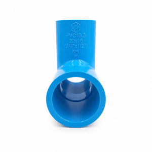 SCG ข้อต่อสามทางลด PVC สีฟ้า 3/4x1/2 นิ้ว และ 1x1/2 นิ้ว ข้อต่อท่อประปา PVC แยกทางน้ำ แบบสวมกาว แข็งแรง ทนแรงดัน