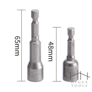 ลูกบล็อกหัวแม่เหล็ก บล็อกยิงหลังคา Power nut  ใช้กับสว่าน หัวบล็อกแม่เหล็ก บล็อคขันน็อตหลังคา บล็อกน็อต