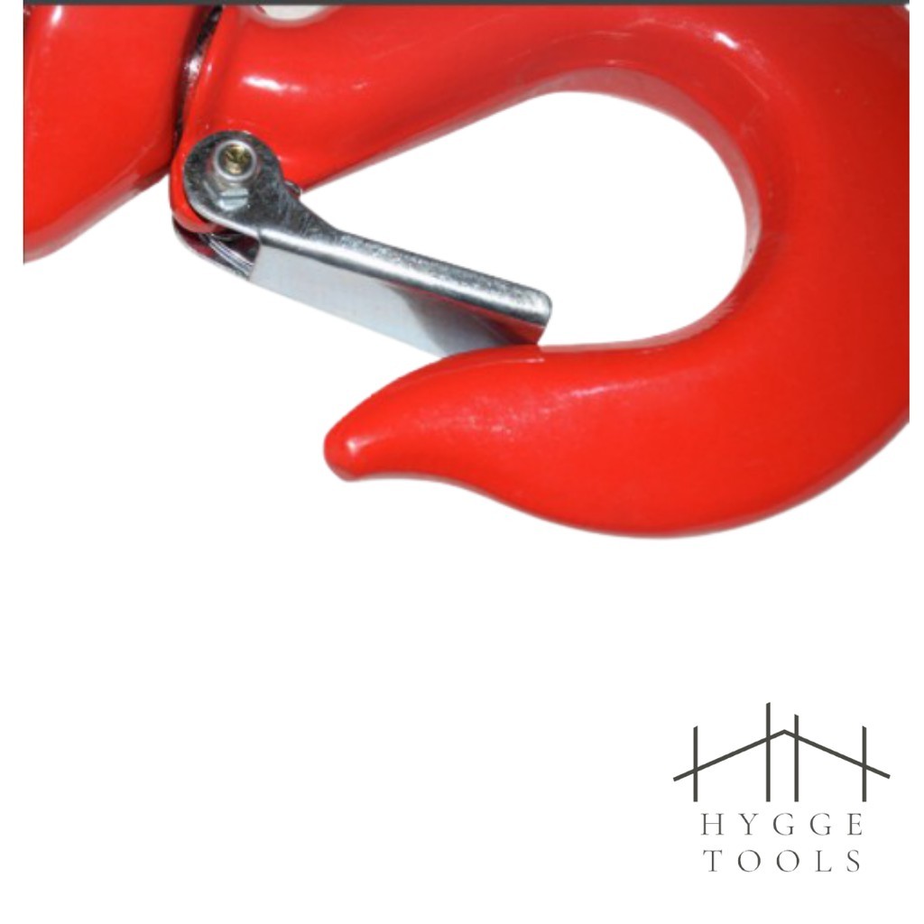 ตะขอยกของแบบห่วงหมุน ขนาด 2 ตัน หรือ 1 ตัน ตะขอยกของ Safety Hook รุ่น 322A สีแดง ตะขอเซฟตี้