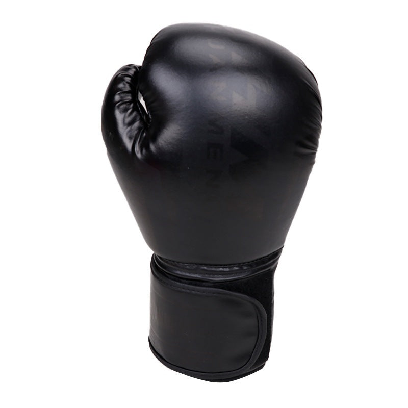 นวมชกมวย Boxing Glove สำหรับผู้ใหญ่และเด็ก อุปกรณ์ป้องกันการต่อสู้ นวมชกมวยชายและหญิง 6oz 8oz 10oz 12oz