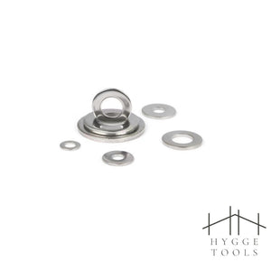 แหวนอีแปะ สแตนเลส 304 แหวนรองน็อต แหวนขนาด2mm-24mm