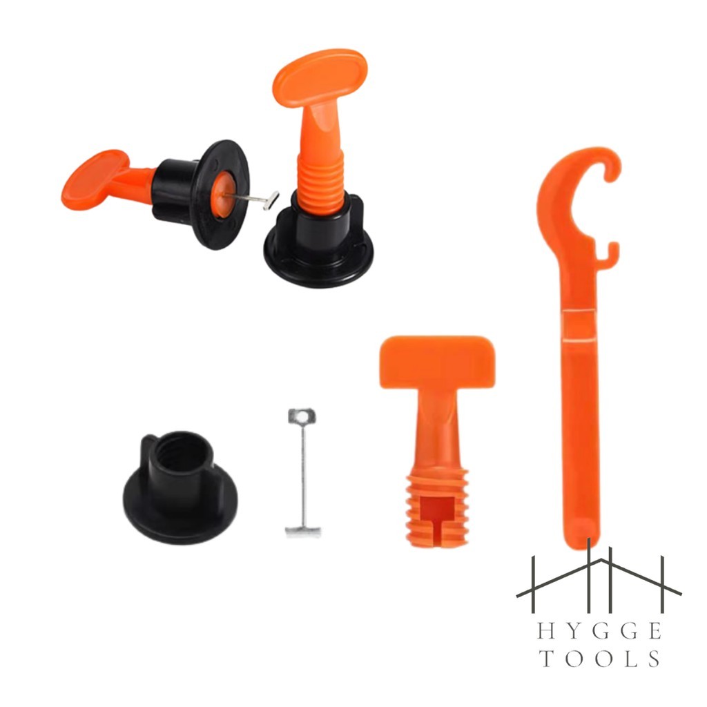 อุปกรณ์ปรับระดับกระเบื้อง Tile Leveler ตัวเว้นระยะกระเบื้อง ปรับระดับกระเบื้อง (1 ชุด 50 ตัว)